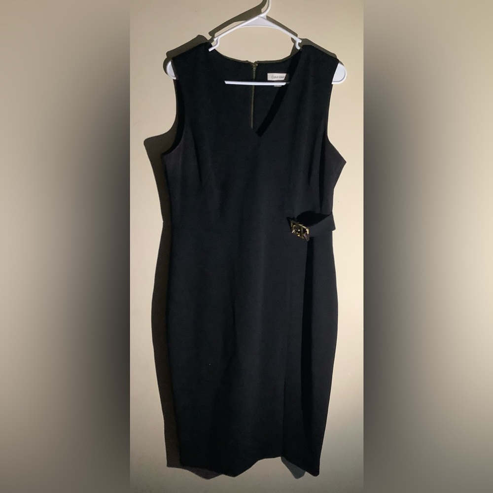 Calvin Klein Women’s Sleeveless Black Dress - Size 12